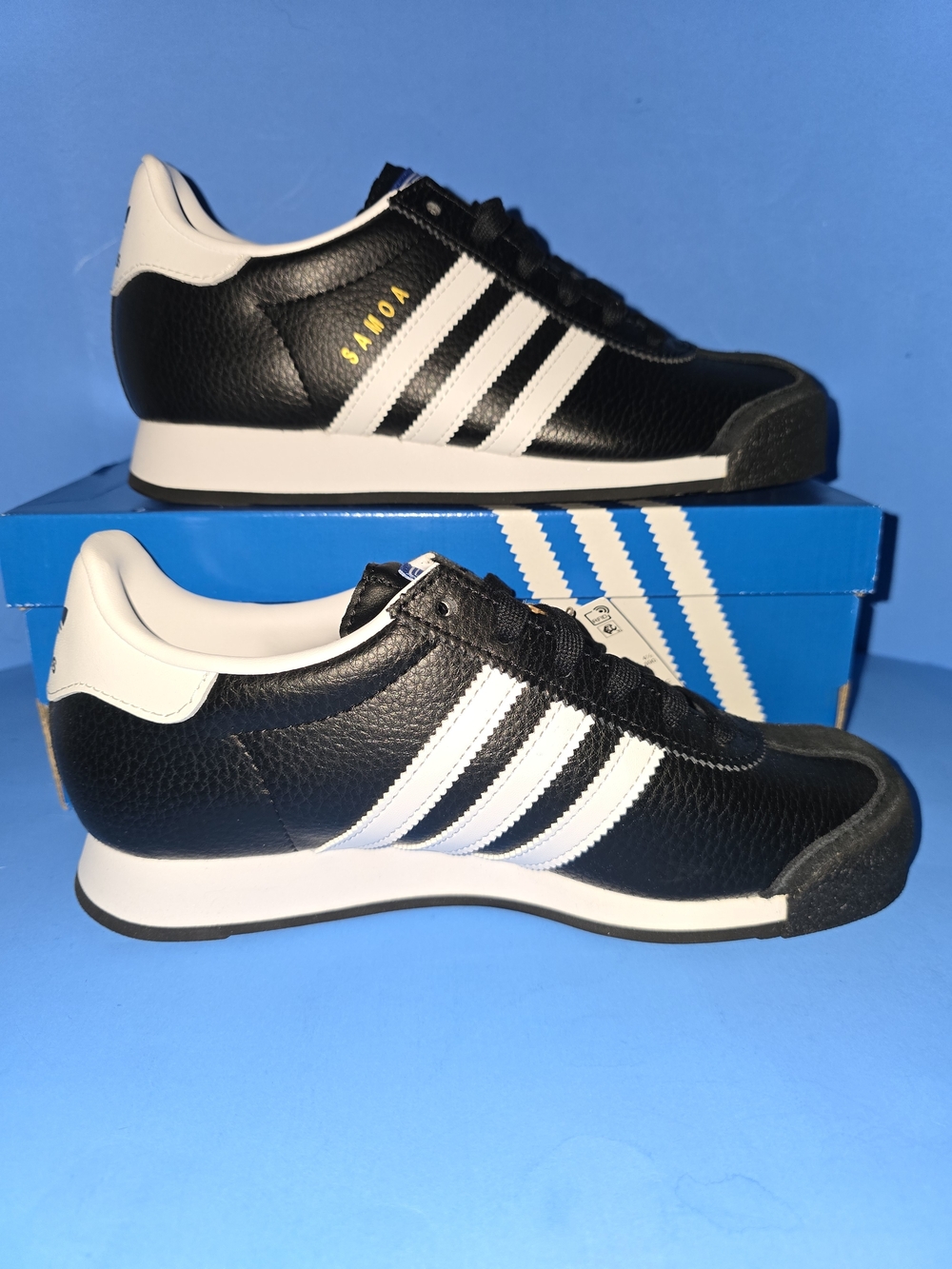 Adidas Samoa Black White Sneakers BNWB Men’s 5 🔥